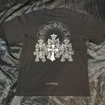 Chrome Hearts Men's Black T-shirt - Image 2