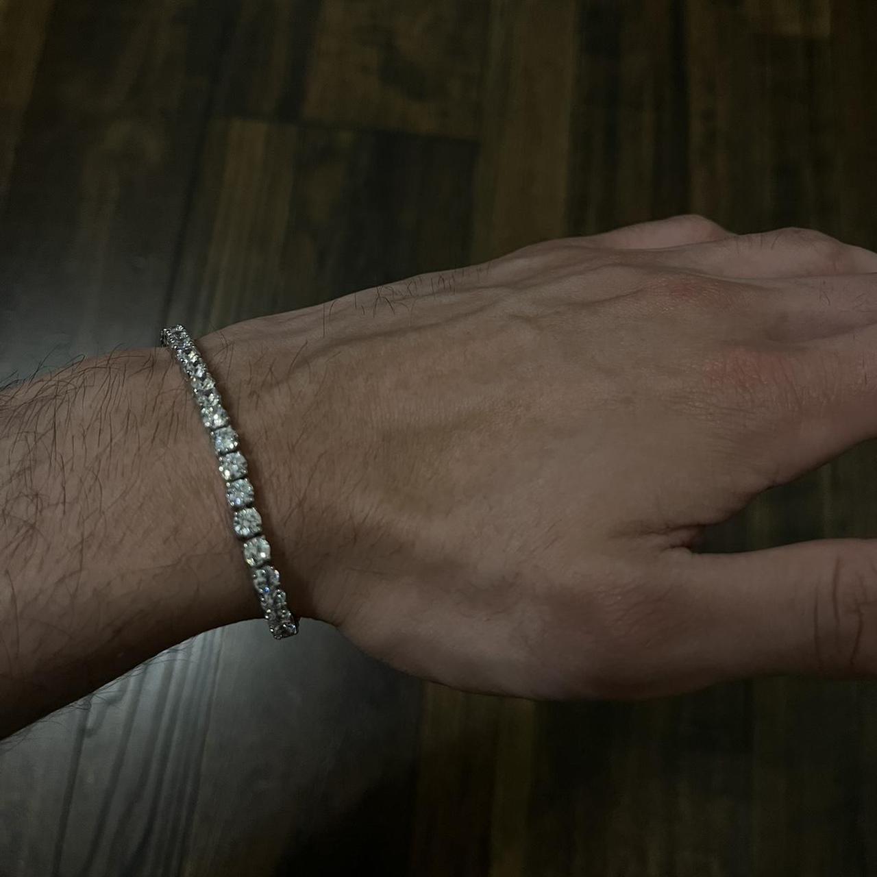 P0 cubic tennis bracelet - Image 1