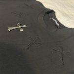 Chrome Hearts Men's Black T-shirt - Image 2