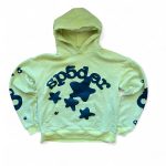 Men's Green and Yellow Hoodie