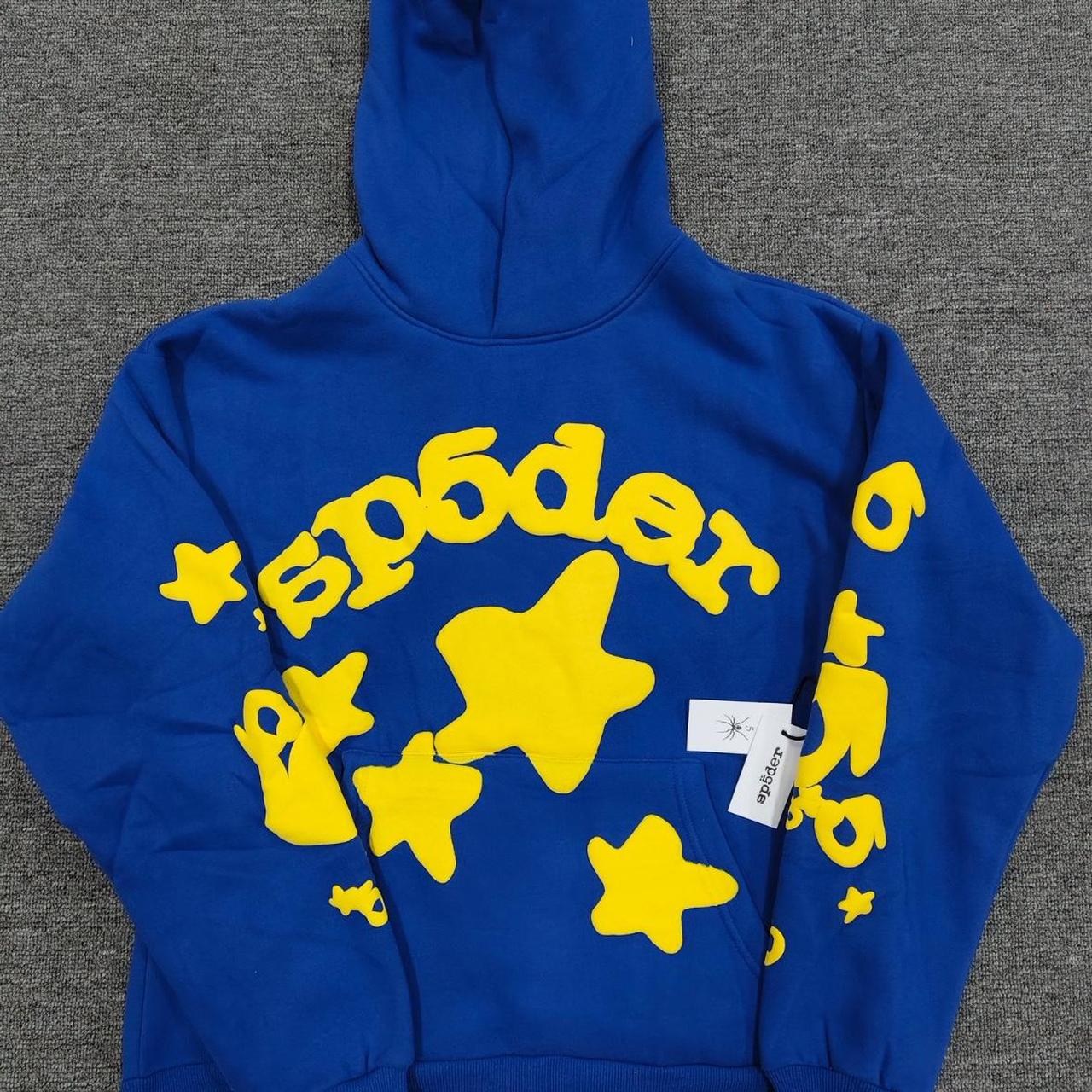 P0 Spider Worldwide Men's Blue Hoodie - Image 1