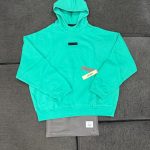 Fear of God Men's Green Hoodie