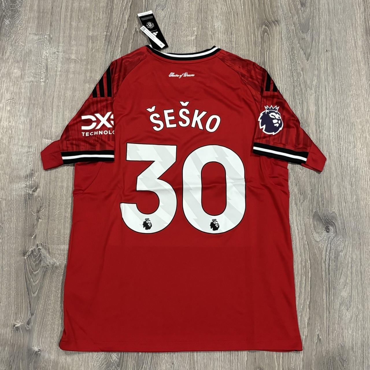 P0 Adidas Men's Red Shirt - Image 1