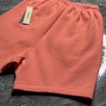 Essentials Men's Orange and Pink Shorts - Image 6