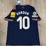 Adidas Men's Navy and Blue Shirt
