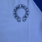 Men's White and Blue Shirt - Image 2