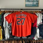 Majestic Athletic Men's Red and Orange Top - Image 2