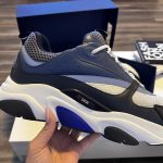 Dior Men's Blue and Navy Trainers - Image 3