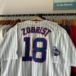 Majestic Athletic Men's White and Blue Top - Image 4