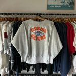 Champion Men's Grey and Orange Sweatshirt