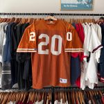 Russell Athletic Men's Orange and White Top