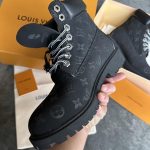 Louis Vuitton Men's Black Boots - Image 3