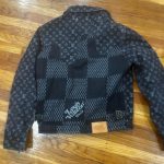 Louis Vuitton Men's Black and Navy Jacket - Image 4