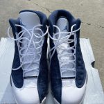 Jordan Men's Navy and Blue Trainers - Image 2