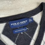 Polo Ralph Lauren Men's Grey and Blue Jumper - Image 4