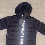 Moncler Men's Black and Navy Jacket - Image 3