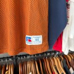 Russell Athletic Men's Orange and White Top - Image 5