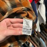 Carhartt Men's Brown and Orange Shirt - Image 6