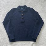 Polo Ralph Lauren Men's Navy and Blue Jumper