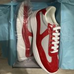 Prada Men's Red Trainers - Image 2