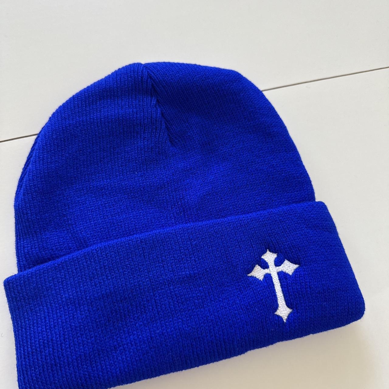 P0 (1) Men's Blue and White Hat - Image 1