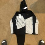 Nike Men's Black and Navy Hoodie