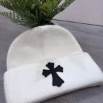 Men's White and Cream Hat - Image 2