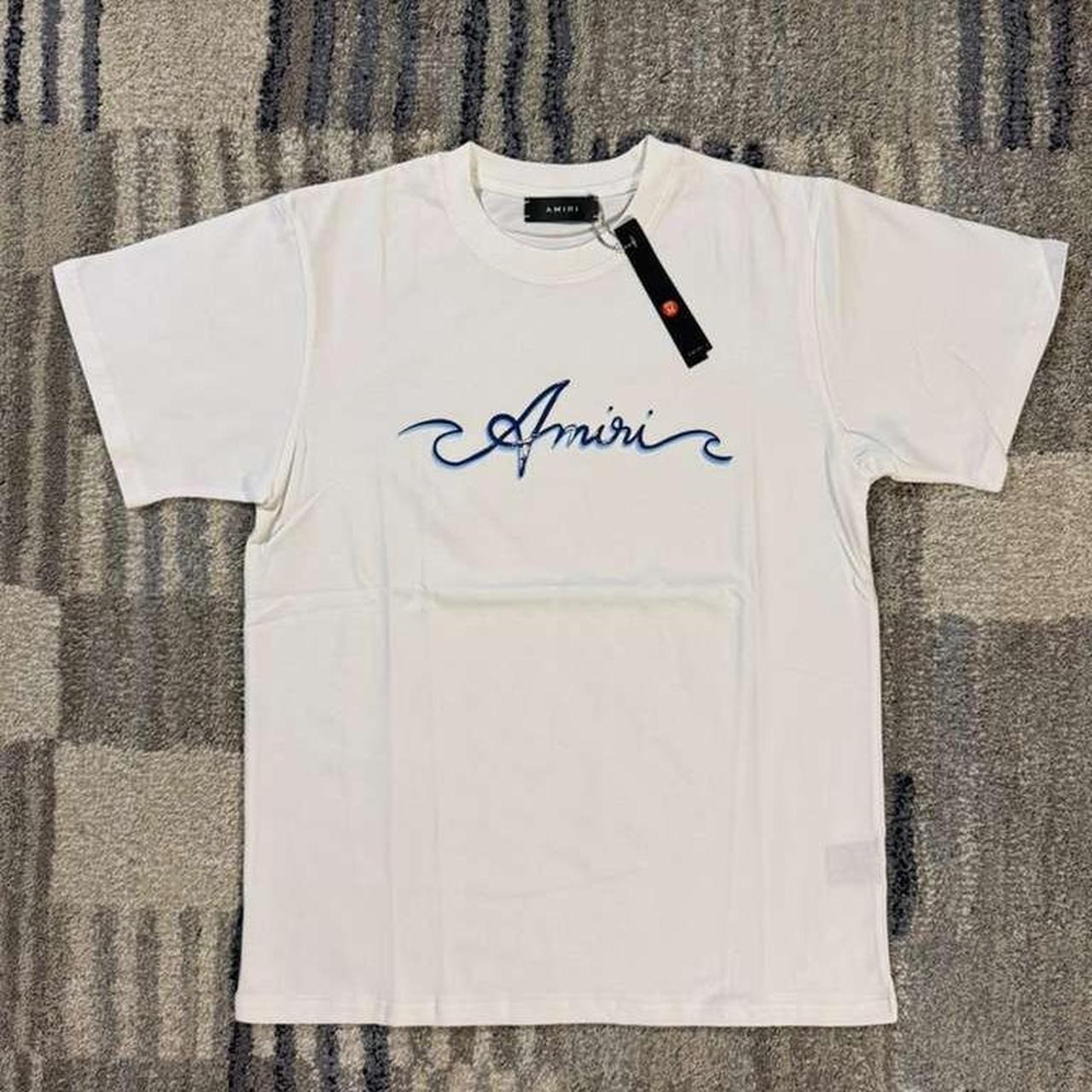 P0 (3) Amiri Men's White T-shirt - Image 1