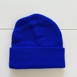 Men's Blue and White Hat - Image 3