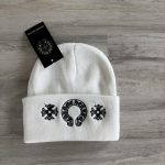 Chrome Hearts Men's White and Cream Hat