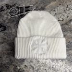 Men's White and Cream Hat