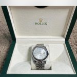 Men's Silver Watch - Image 2