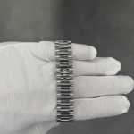 Men's Silver and Blue Watch - Image 2