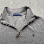 Polo Ralph Lauren Men's Grey and Brown Sweatshirt - Image 5