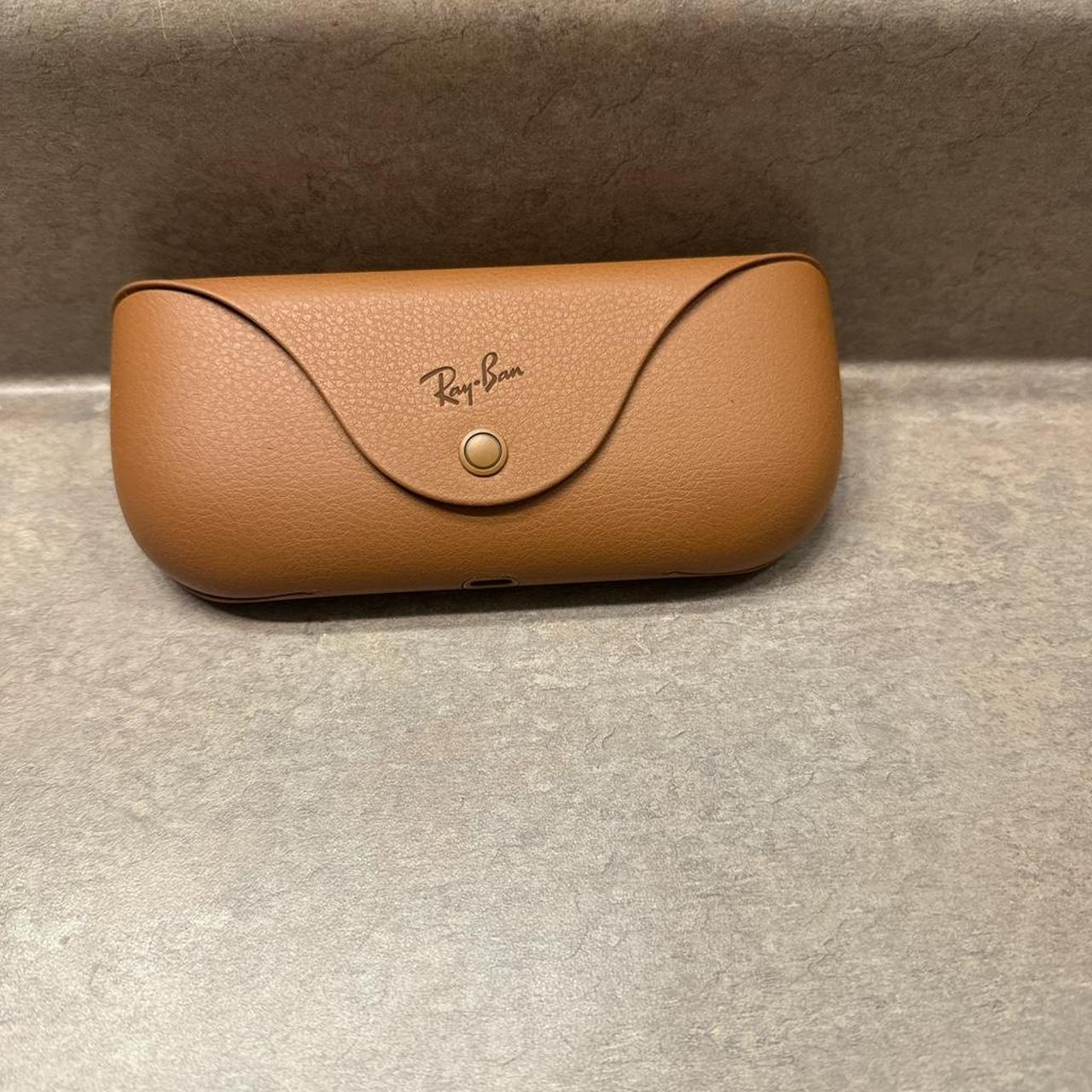 P0 Ray-Ban Men's Brown and Black Sunglasses - Image 1