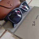 Ray-Ban Black and Brown Sunglasses
