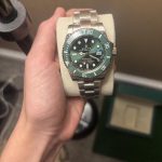 Men's Green Watch - Image 3