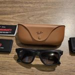 Ray-Ban Men's Black and Brown Sunglasses - Image 3