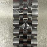 Men's Silver and Pink Watch - Image 4