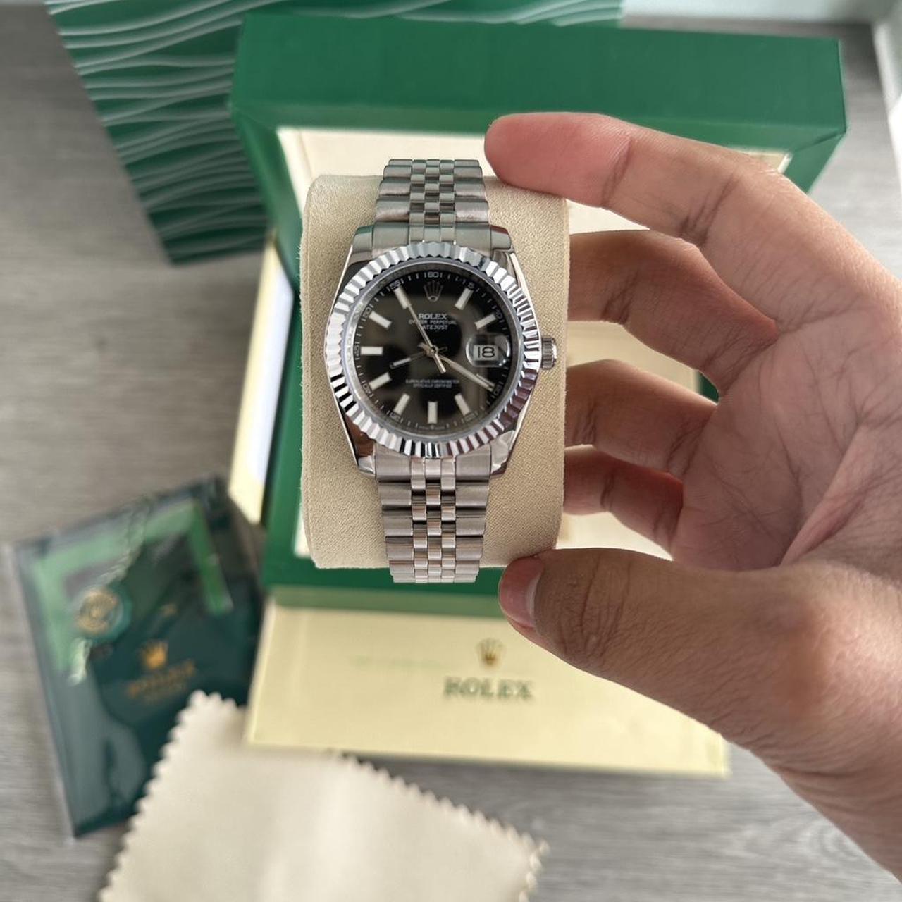 P0 Men's Silver Watch - Image 1