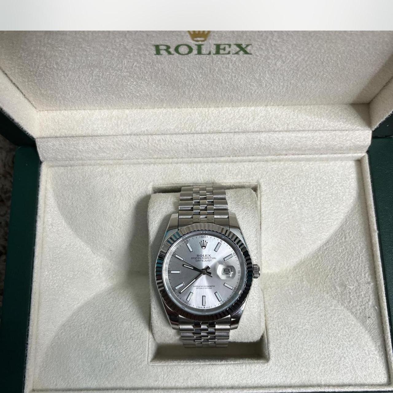 P0 Men's Silver Watch - Image 1