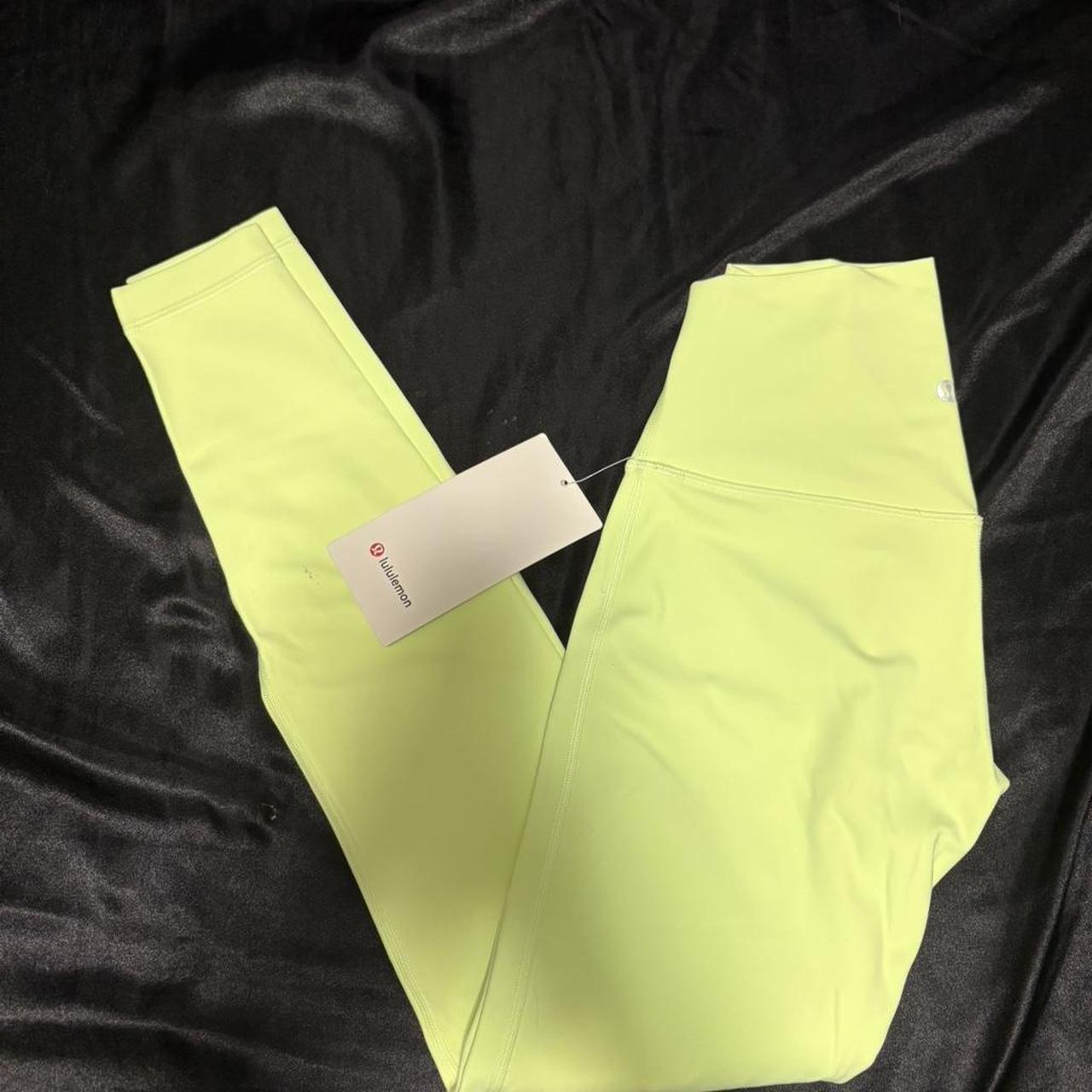 P0 Lululemon Women's Yellow Leggings - Image 1