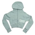 Lululemon Women's Grey and Green Hoodie