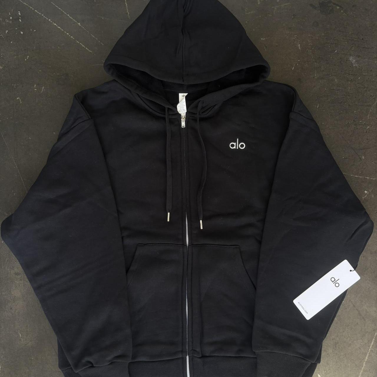 P0 Alo Yoga Men's Black Jacket - Image 1