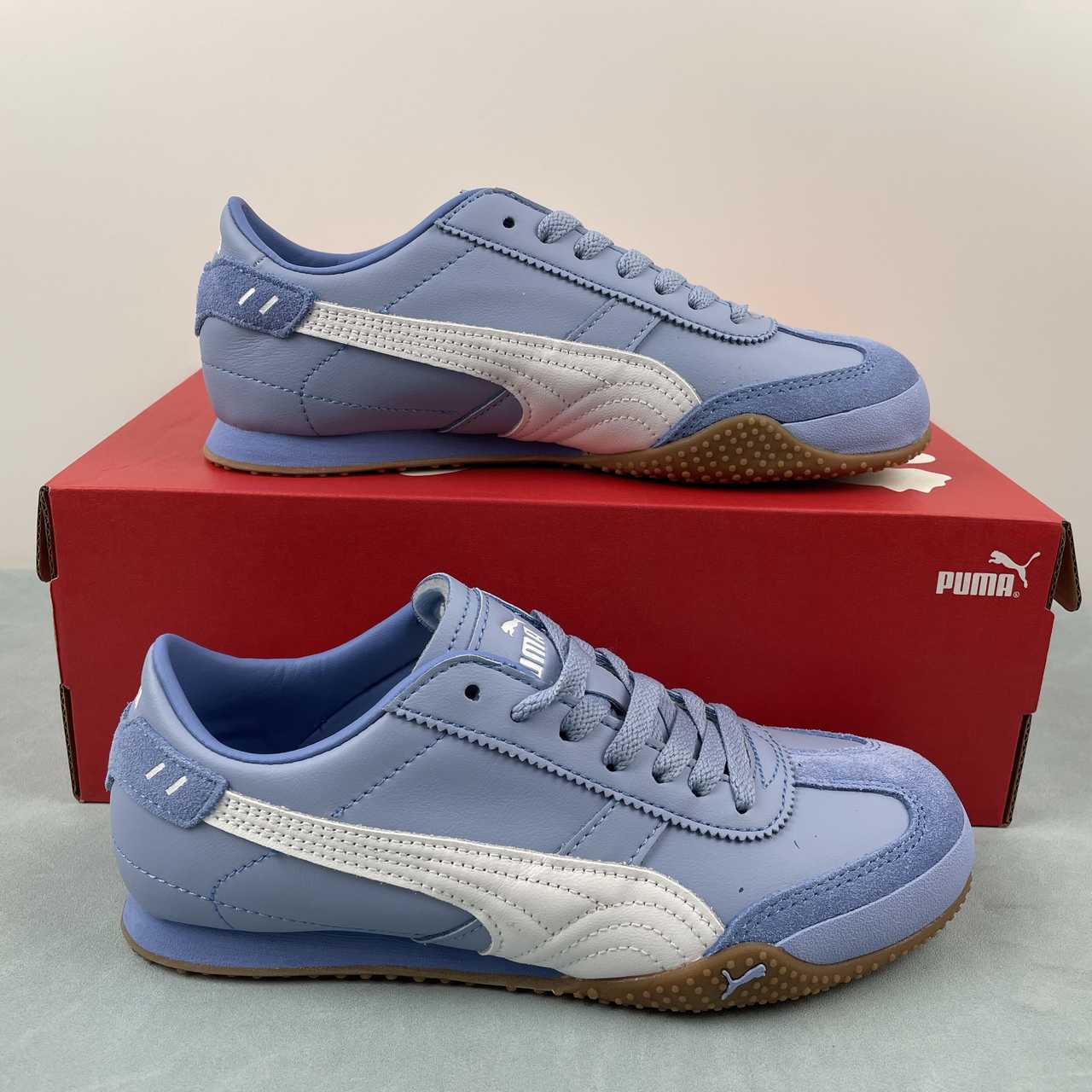 2f5acfe0 Bella UT Leather blissful blue-puma white - Image 1
