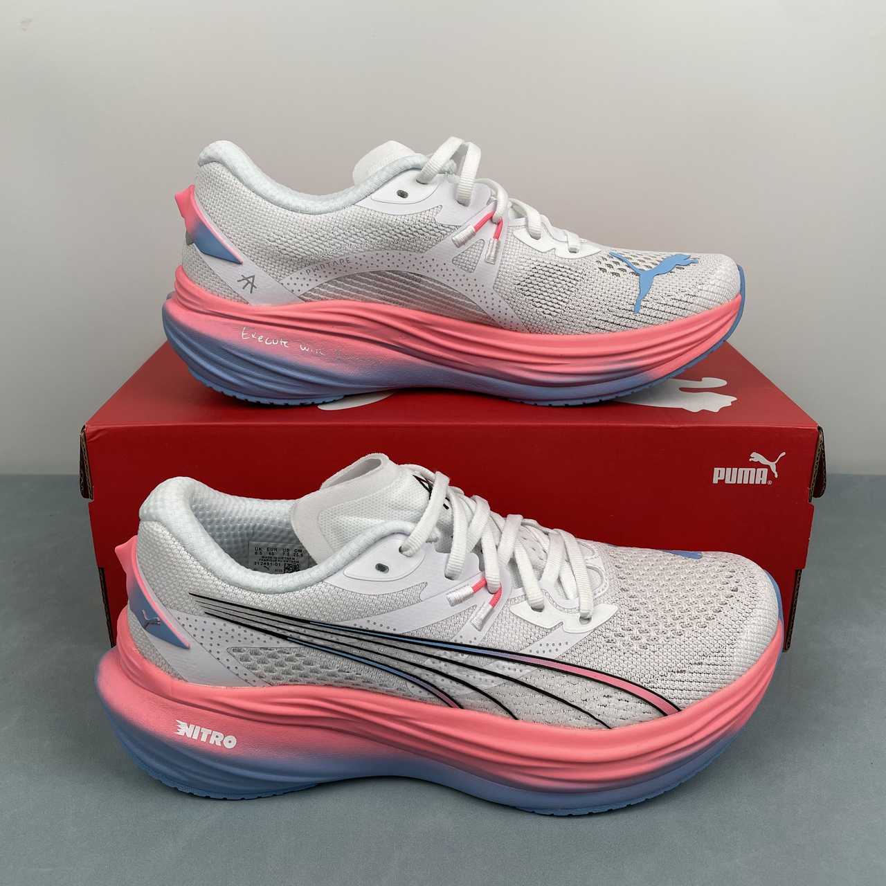847b4e62 Deviate Nitro 3 PUMA WhiteBlue - Image 1