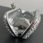 Bottega Veneta Knot Intrecciato Metallic Leather Clutch - Image 6