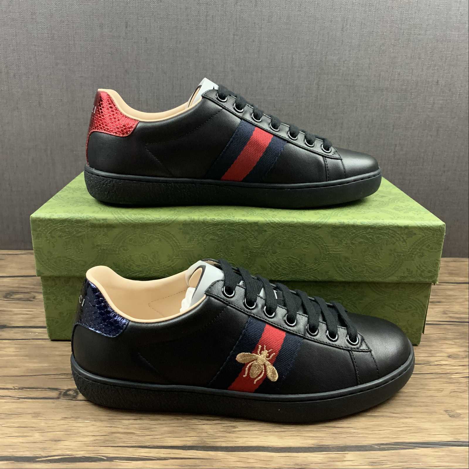 4037e397 gucci black shoes - Image 1