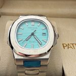 Patek Philippe Men's Silver and Blue Watch - Image 2