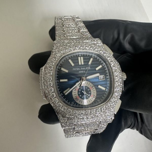 Patek Philippe Men's Silver and Grey Watch